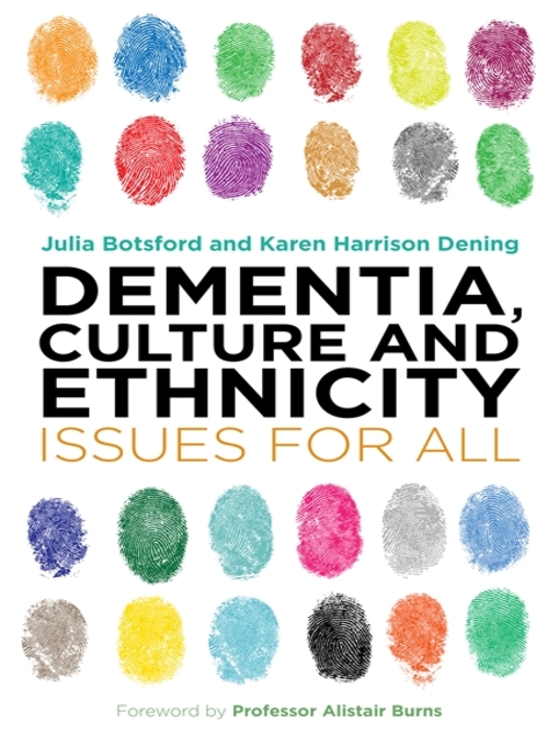 Title details for Dementia, Culture and Ethnicity by Julia Botsford - Wait list